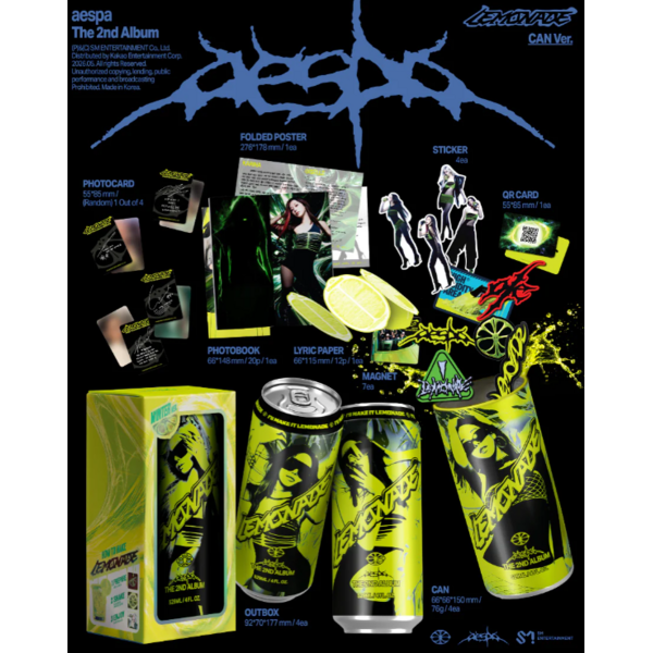 Álbum AESPA - Lemonade CAN Ver