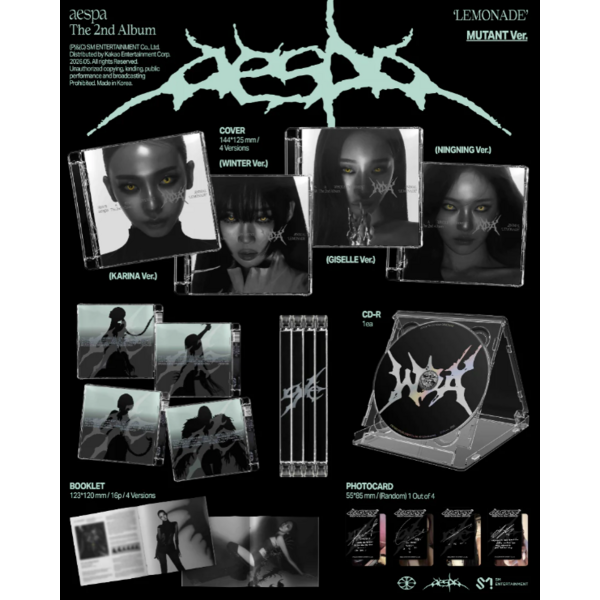Álbum AESPA - Lemonade Mutant Ver