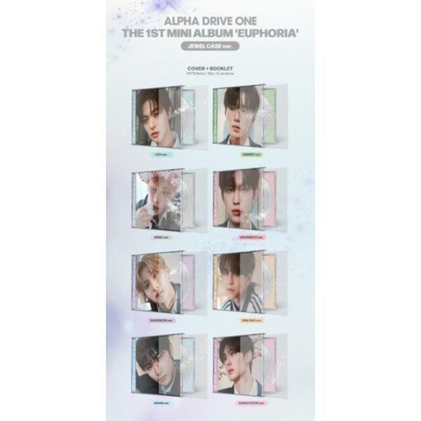 ALPHA DRIVE ONE Album - Euphoria Jewel Case Ver (Random Cover)