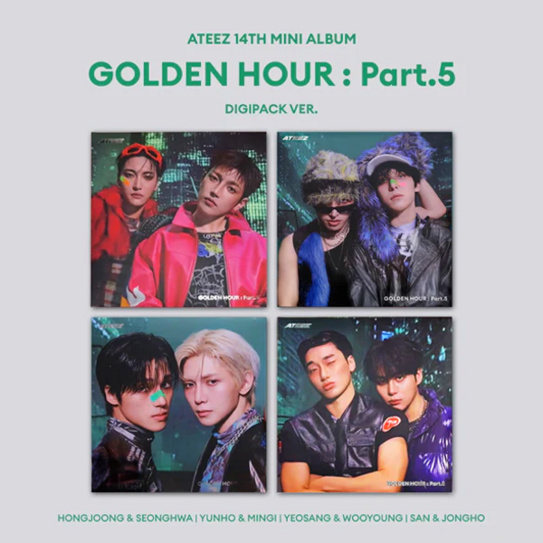 ATEEZ Album - Golden Hour : Part 5 Digipack Unit Ver (Random Cover)