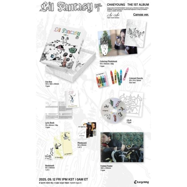Álbum CHAEYOUNG (TWICE) - Lil Fantasy Vol. 1 Canvas Ver