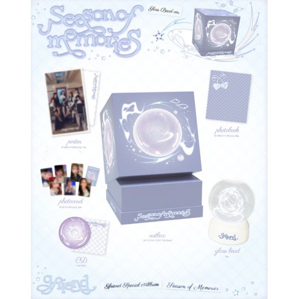 GFRIEND Album - Season of Memories Glass Bead + Weverse  SET