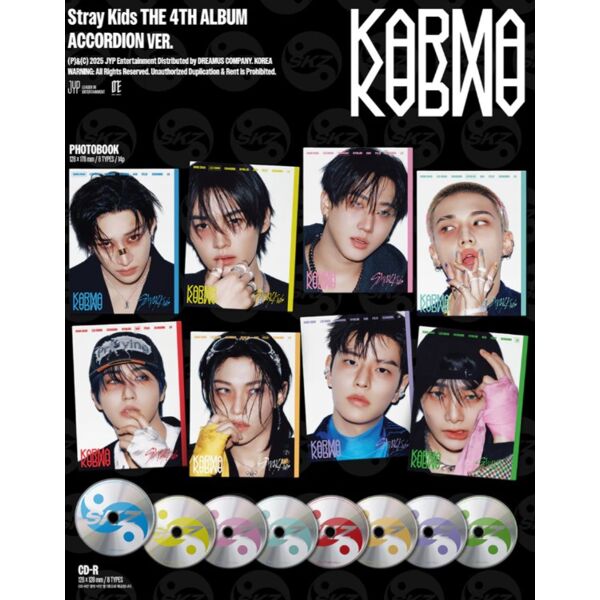 Álbum STRAY KIDS - Karma Accordian Ver (Portada Aleatoria)