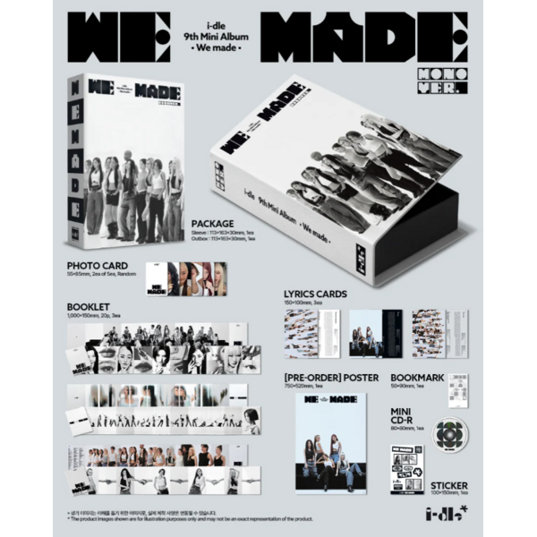 I-DLE Mini Album - We Made Mono Ver