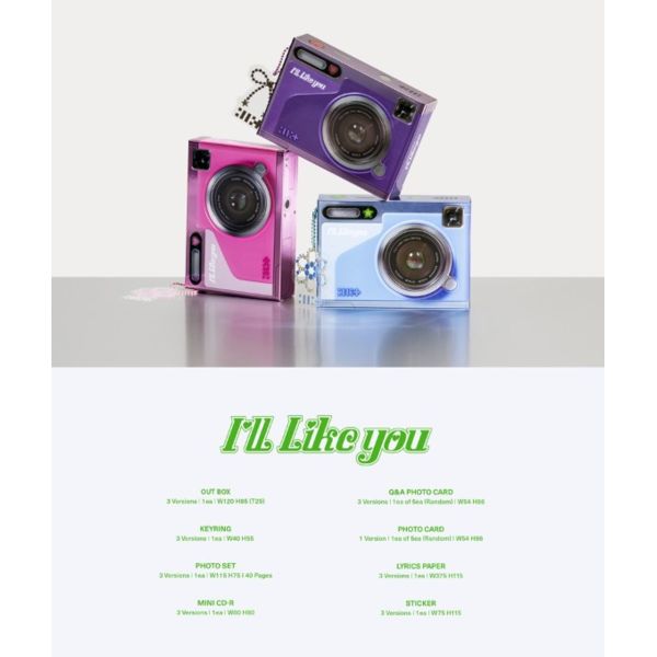 Mini Álbum ILLIT - I'll Like You GLLIT Ver + SW (Portada Aleatoria)