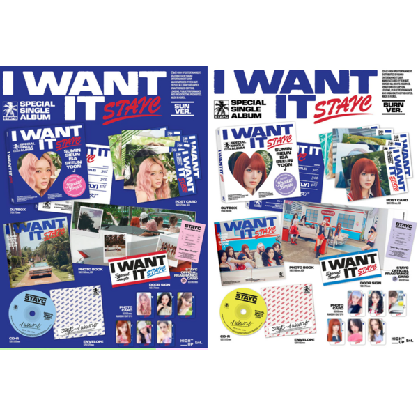 Mini Álbum STAYC - I want it (Portada Aleatoria)