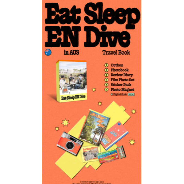 Travel Book ENHYPEN - Eat, Sleep EN Dive in AUS