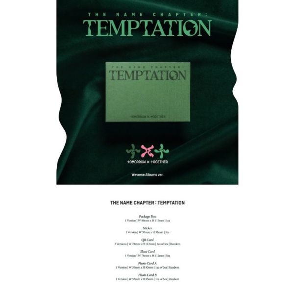 TXT (Tomorrow X Together) Album - Temptation Weverse Ver