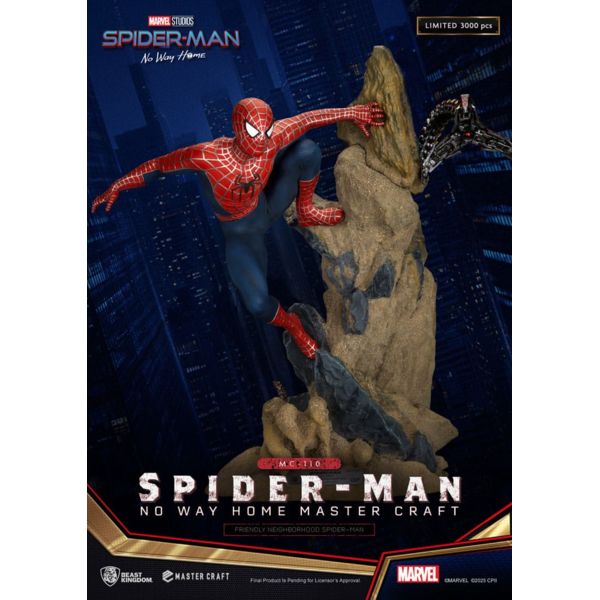 Spider-Man: No Way Home Estatua Master Craft Friendly Neighborhood Spider-Man 36 cm