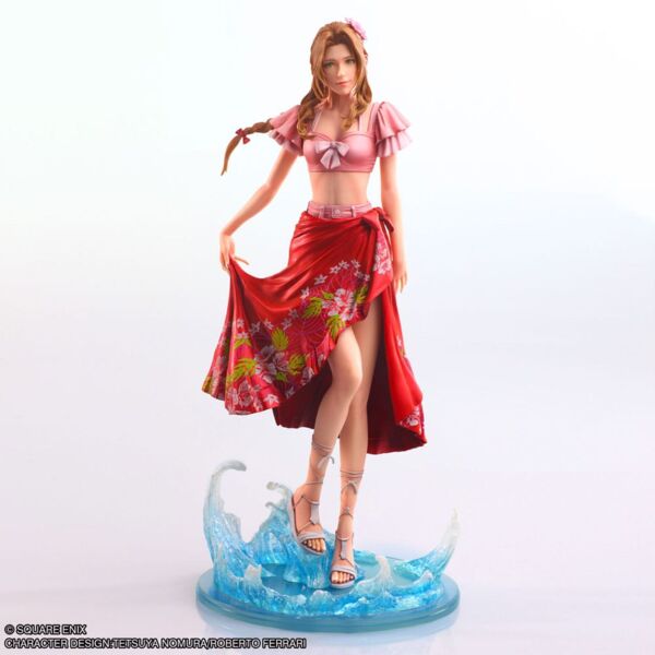 Final Fantasy VII Rebirth Static Arts Gallery Estatua Aerith Gainsborough (Swimsuit Ver.) 26 cm