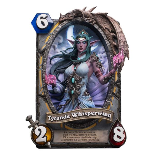 Hearthstone Estatua 3D Art Frame Tyrande Whisperwind 31 cm