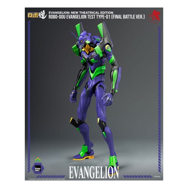Evangelion: New Theatrical Edition Figura Robo-Dou Evangelion Test Type - 01 Final Battle Version 25 cm