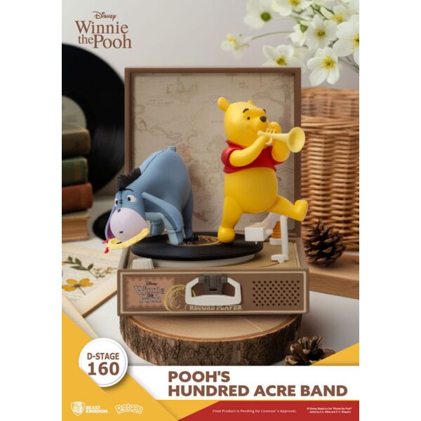 Winnie the Pooh Record Player Series PVC figure Pooh's Hundred Acre Band 12 cm