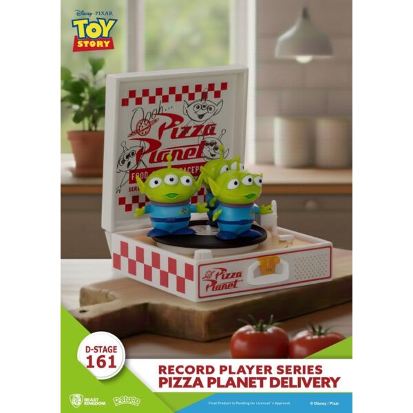 Toy Story Record Player Series Figura de PVC Pizza Planet Delivery 12 cm