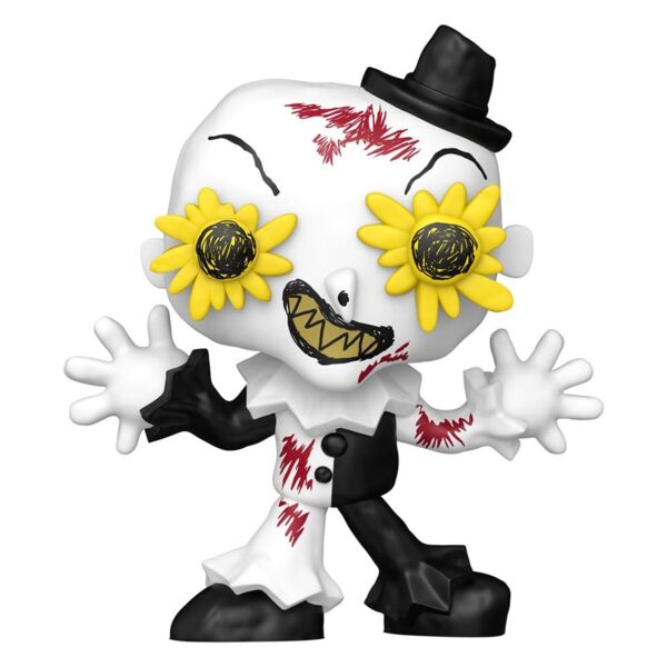 Terrifier Figura POP! Movies Vinyl Doodles- Art the Clown 9 cm