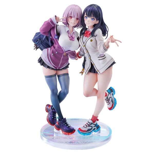 SSSS.Gridman Pack de 2 Estatuas PVC 1/7 Rikka Takarada & Akane Shinjo feat. toridamono 22 cm