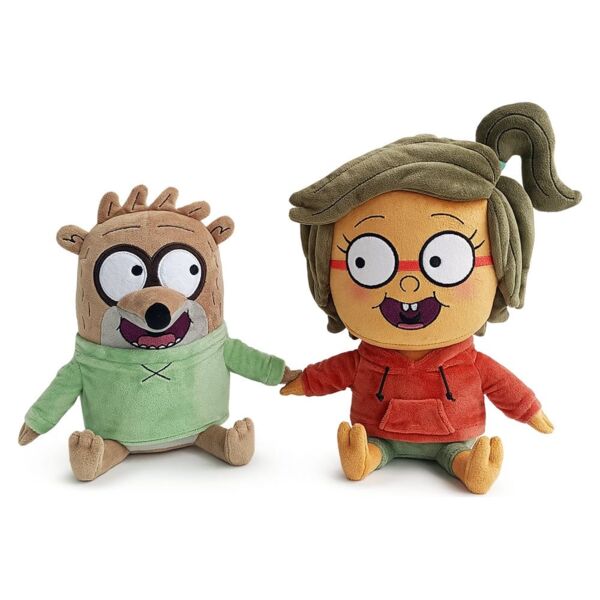 Regular Show Pack de 2 Peluches Valentine´s Rigby & Eileen 22 cm         