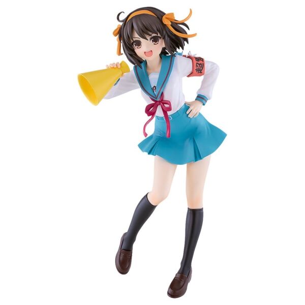 The Melancholy of Haruhi Suzumiya Pop Up Parade PVC Figure Haruhi Suzumiya L Size 22 cm