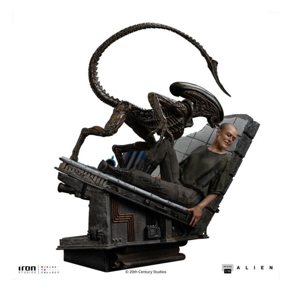 Alien 3 Estatua 1/10 Art Scale Ellen Ripley and Dog Alien 23 cm