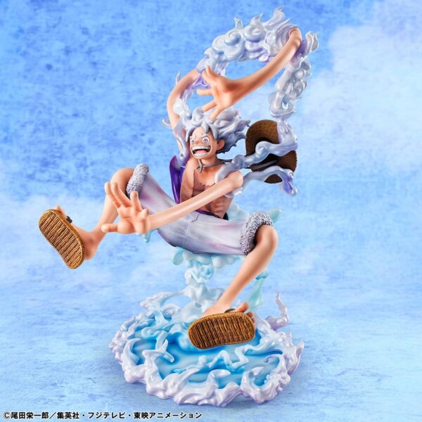 One Piece Figura PVC Portrait.Of.Pirates "Evolutionary History" Monkey D. Luffy "Gear Fifth" 26 cm