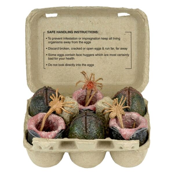 Aliens Pack de 6 Accesorios Carton of Alien Eggs (40th Anniversary)