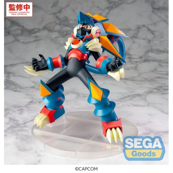 Mega Man Battle Network Figura PVC Luminasta Mega Man Gregar Beast 17 cm