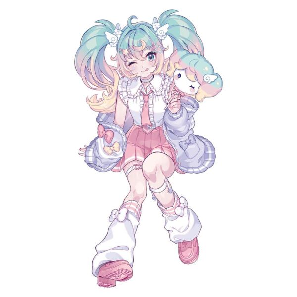 Hatsune Miku Sweet School Life PVC Figure Pastel Version 13 cm