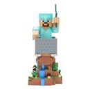 Steve in Diamond Armour Cable Guy Minecraft