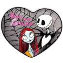 Jack Skellington & Sally Heart Trinket Tray The Nightmare Before Christmas Disney