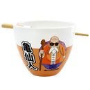 Mutenroshi Ramen Bowl with Chopsticks Dragon Ball Z