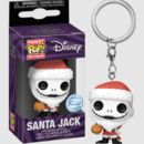 Llavero Funko Jack Skellington Santa Pesadilla antes de Navidad Disney Pocket POP!