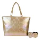 Gold 50th Anniversary Sanrio Hello Kitty Tote Bag Loungefly 