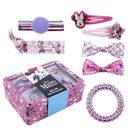 Caja Metalica Accesorios del Pelo Minnie Mouse Arcoiris Disney 
