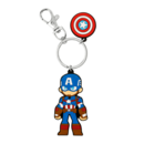 Captain America Shilouette Keychain Marvel Comics