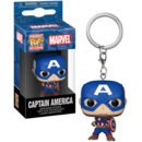 Llavero Funko Capitán América Marvel Cómics Pocket POP