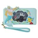 Disney Loungefly Princess Lenticular Little Mermaid Card Holder Purse