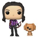 Kate Bishop with Lucky Funko Hawkeye Marvel Comics POP! Television 1212