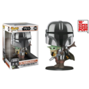 Funko Mandaloriano y Grogu Star Wars: The Mandalorian Super Sized Jumbo POP! 380