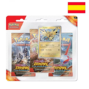 SV8 Blister Booster 3 Pack Pokémon TCG Escarlata y Púrpura Chispas Fulgurantes (Spanish)