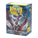 Fundas Estándar Cobalt & Silver Matte Dual Dragon Shield (Pack 100)