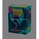 Soul & Petrol Matte Dual Standard Card Sleeves Dragon Shield (Pack 100)