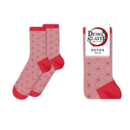 Nezuko Kamado Kimono Pattern Socks Kimetsu no Yaiba Size 36-40