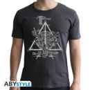 Deathly Hallows Gray T Shirt Harry Potter