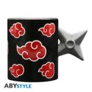 Taza 3D Shuriken Akatsuki Naruto Shippuden 460 ml