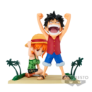 Figura Luffy & Nami One Piece Log Stories WCF