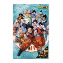 Main Characters 3D Poster Dragon Ball Super 58 x 38 cm