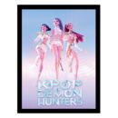 Póster Enmarcado Huntr/x Idol Las guerreras K-pop Demon Hunters 30 x 40 cms