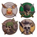 Set 4 Posavasos Jolly Roger Zoro Roronoa Sanji Vinsmoke Usopp y Baratie One Piece Live Action