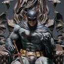 Batman on Throne Premium Edition Resin DC Comics Queen Studios