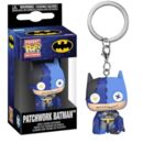Llavero Funko Batman Patchwork DC Cómics Pocket POP!